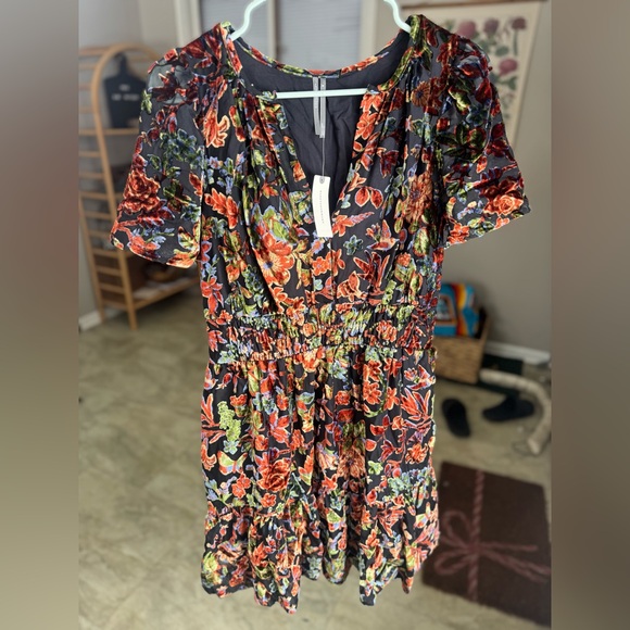 NWT Anthropologie Somerset Velvet Mini Dress with Pockets – Medium - Picture 5 of 12